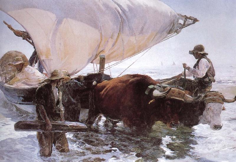 Joaquin Sorolla Return fishing